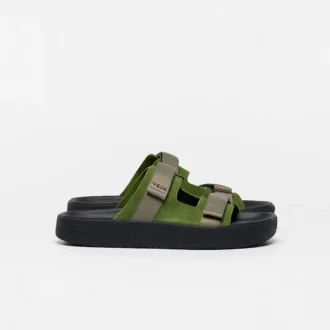Arpoador Süet Militar Kaki Siyah