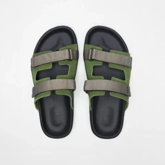 Arpoador Süet Militar Kaki Siyah