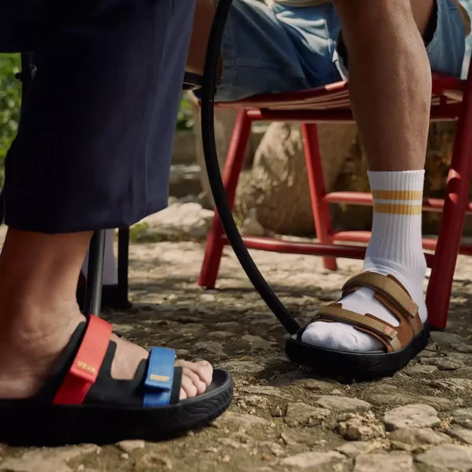 Arpoador Süet Veja X Homecore Konyak Çadır Siyah Arpoador Süet Veja X Homecore Konyak Çadır Siyah