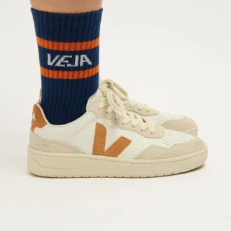 Iconic Socks Pamuklu Mavi Beyaz Turuncu